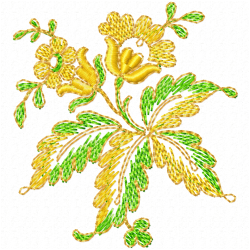 Flowers And Tree Embroidery Design 8 Flowers And Tree Embroidery Design 8